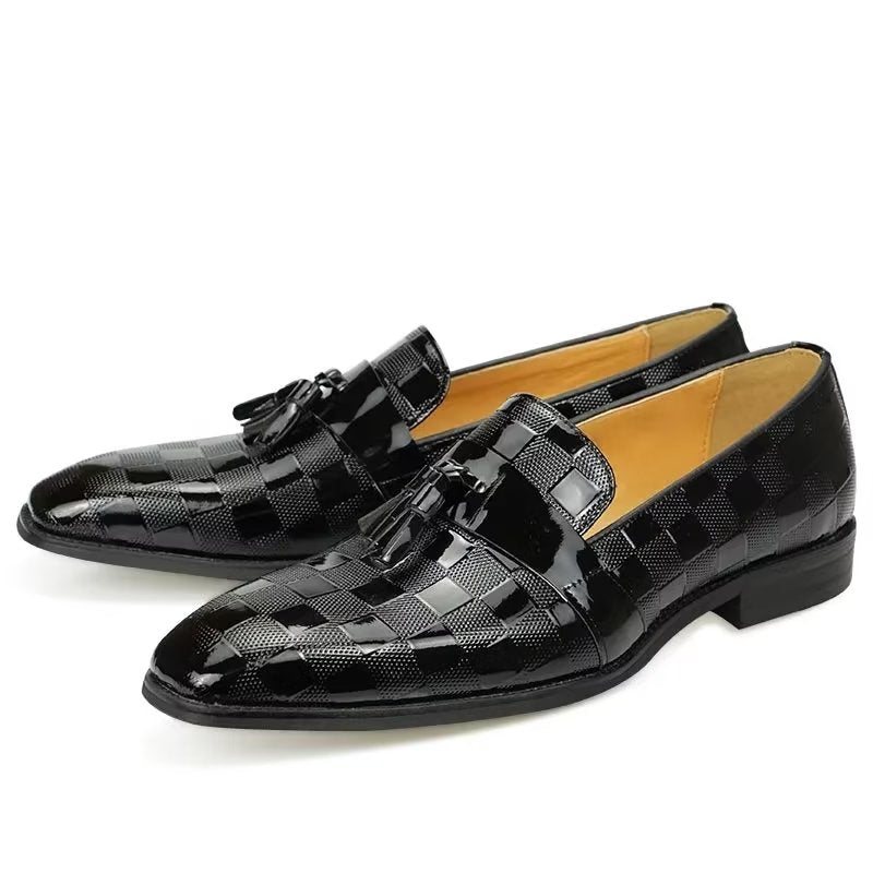 Loafers Herre Krokodilleskinn Slip On - Svart