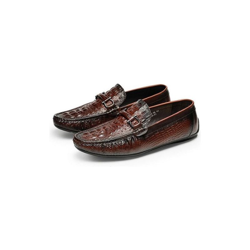 Loafers Herre Luksuriøse Croctex Vanntette Slip-on - Rød