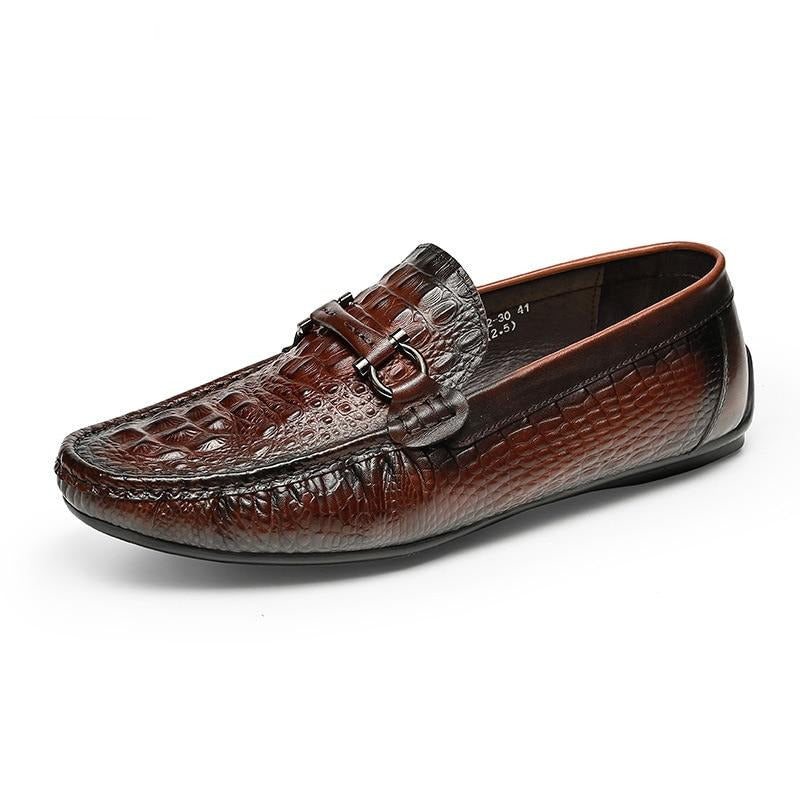 Loafers Herre Luksuriøse Croctex Vanntette Slip-on - Rød