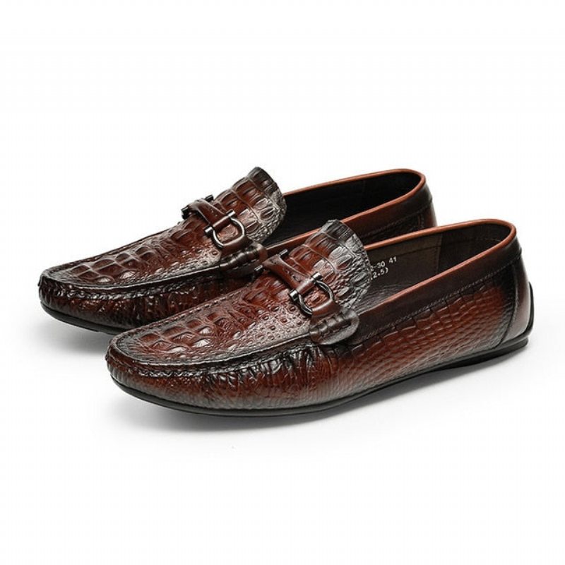 Loafers Herre Luksuriøse Croctex Vanntette Slip-on - Rød