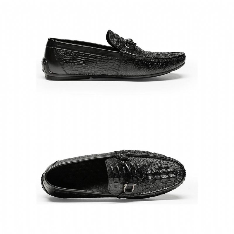 Loafers Herre Luksuriøse Croctex Vanntette Slip-on - Sort