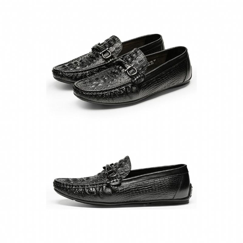 Loafers Herre Luksuriøse Croctex Vanntette Slip-on - Sort