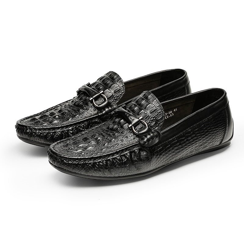 Loafers Herre Luksuriøse Croctex Vanntette Slip-on - Sort