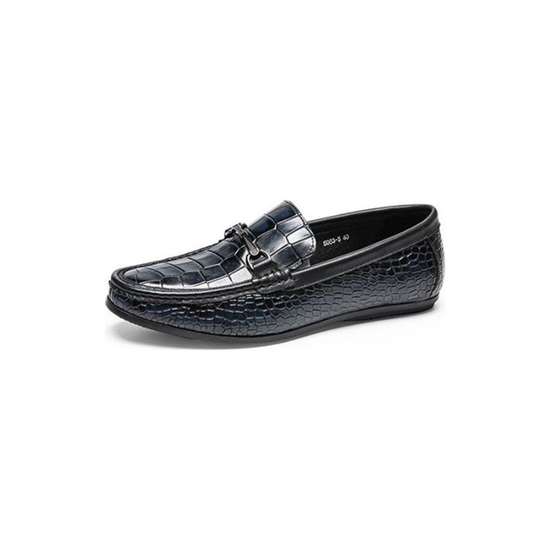 Loafers Herre Luksus Alligator Print Leather Penny