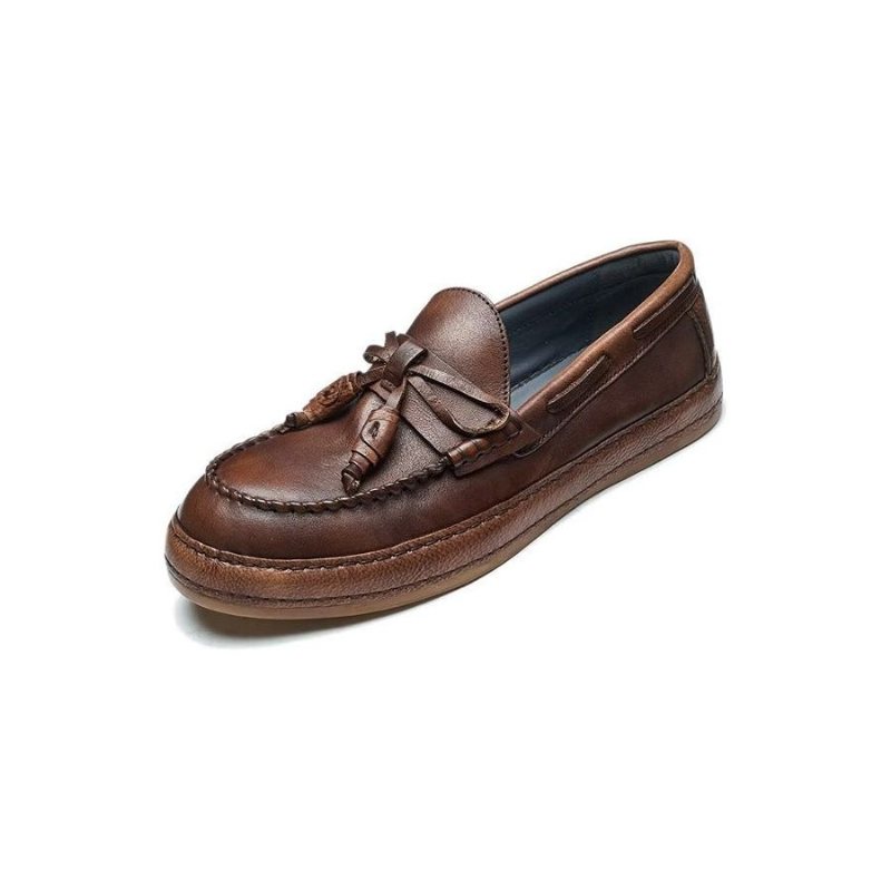 Loafers Herre Luksus Dusk Kuskinn Elegant Slip-ons - Kaffe