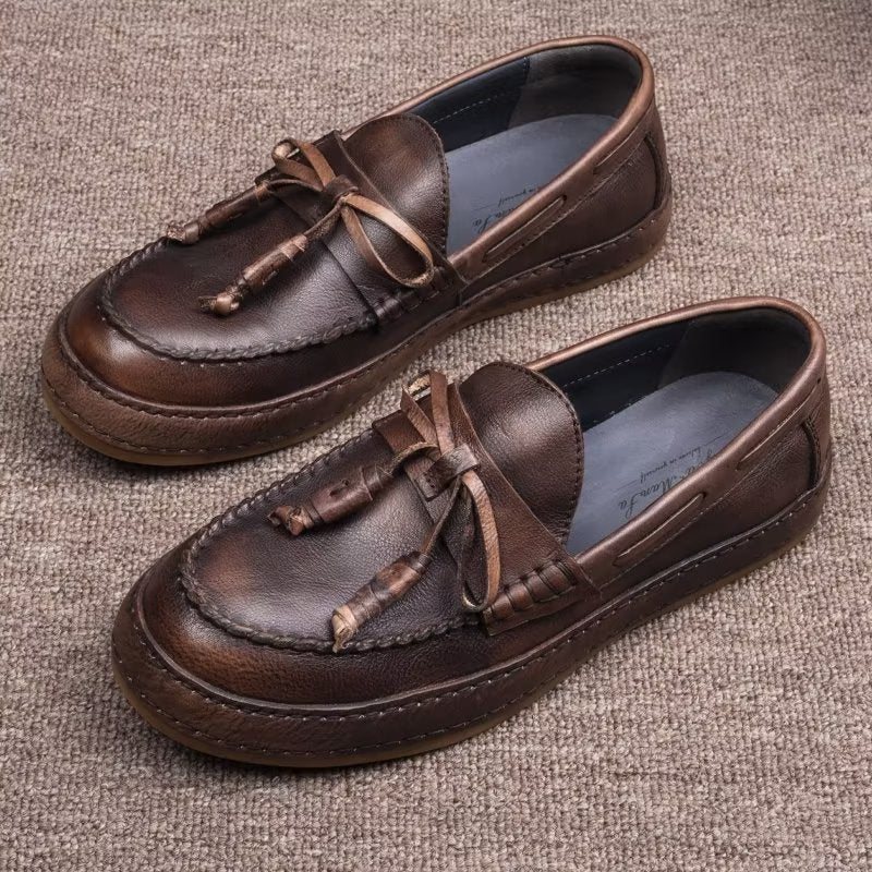 Loafers Herre Luksus Dusk Kuskinn Elegant Slip-ons - Kaffe