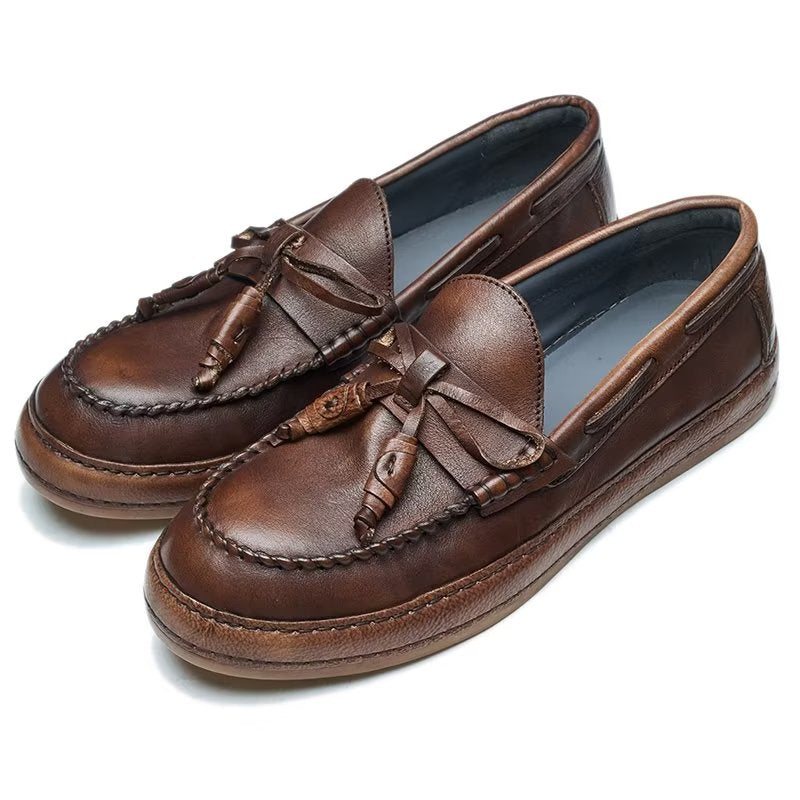 Loafers Herre Luksus Dusk Kuskinn Elegant Slip-ons - Kaffe