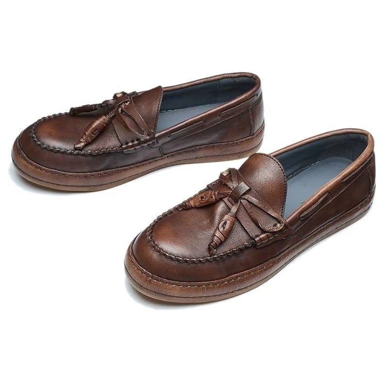 Loafers Herre Luksus Dusk Kuskinn Elegant Slip-ons - Kaffe