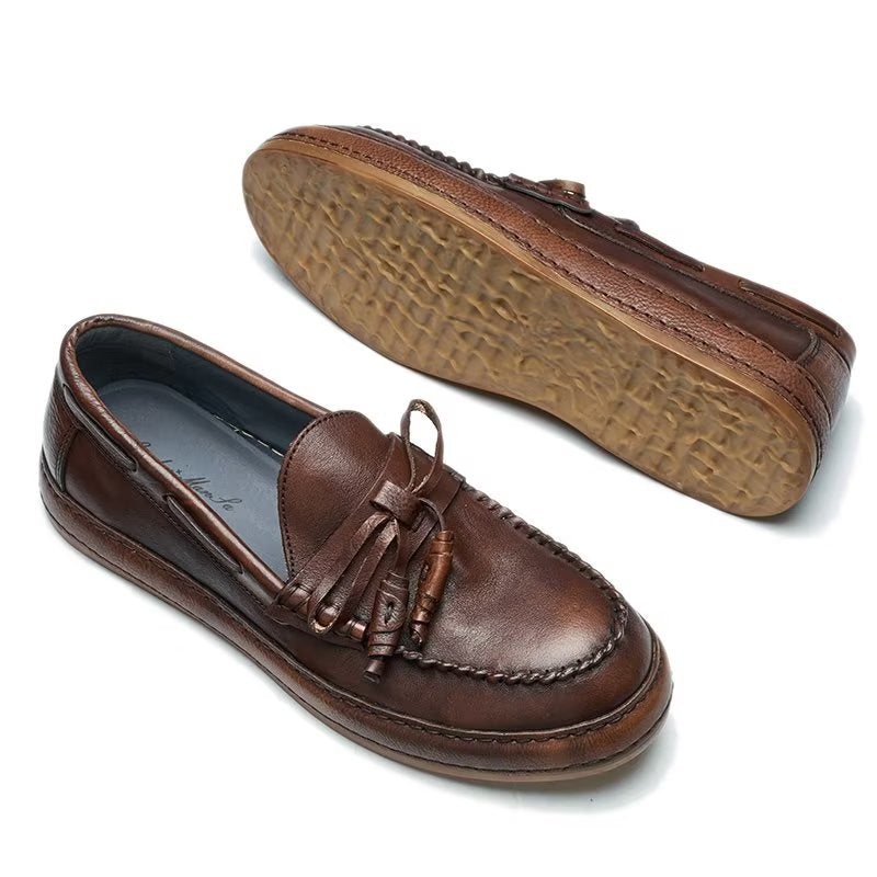 Loafers Herre Luksus Dusk Kuskinn Elegant Slip-ons - Kaffe