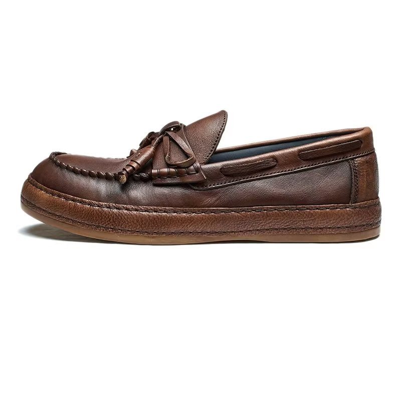 Loafers Herre Luksus Dusk Kuskinn Elegant Slip-ons - Kaffe