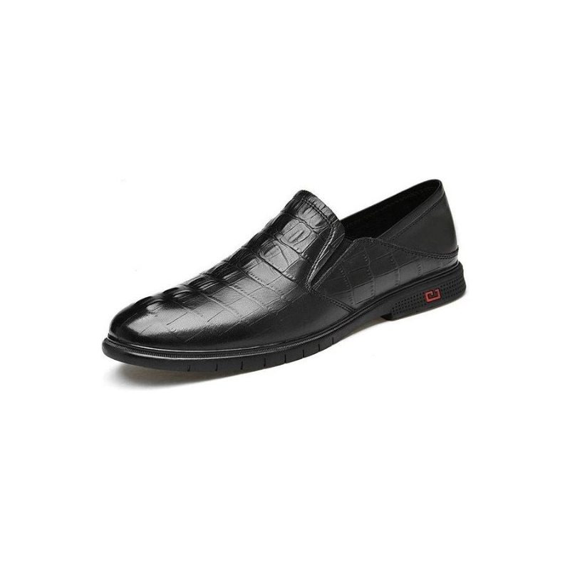 Loafers Herre Luksus Krokodilleskinn Slip-on Kontorloafers