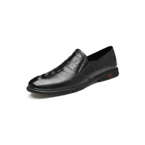 Loafers Herre Luksus Krokodilleskinn Slip-on Kontorloafers