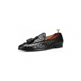 Loafers Herre Luxury Croctex Slip-on Med Solid Mønster