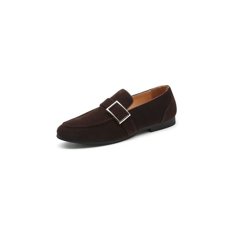 Loafers Herre Modish Pregede Slip-on - Kaffe