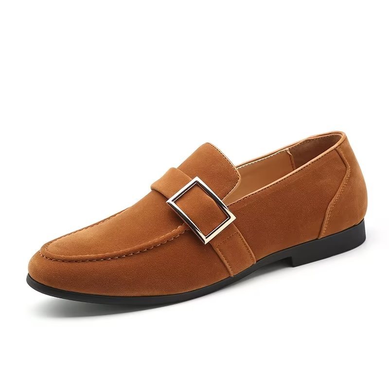 Loafers Herre Modish Pregede Slip-on - Brun