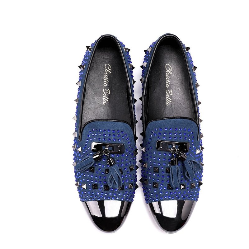 Loafers Herre Rivet Detail Dress - Blå