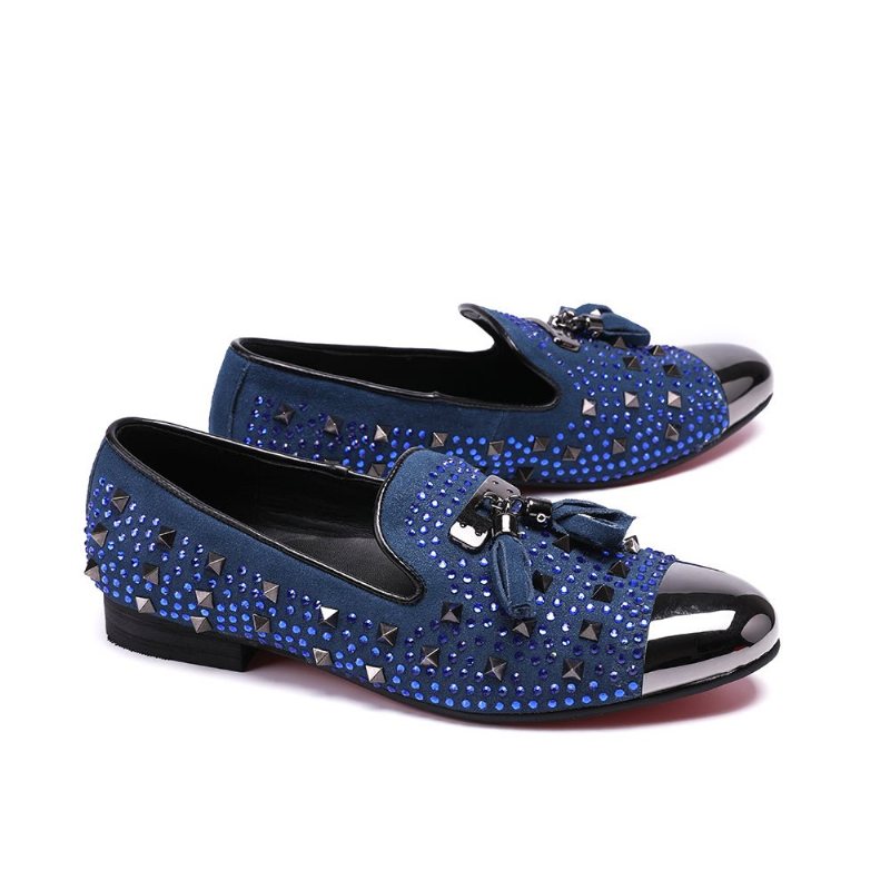 Loafers Herre Rivet Detail Dress - Blå