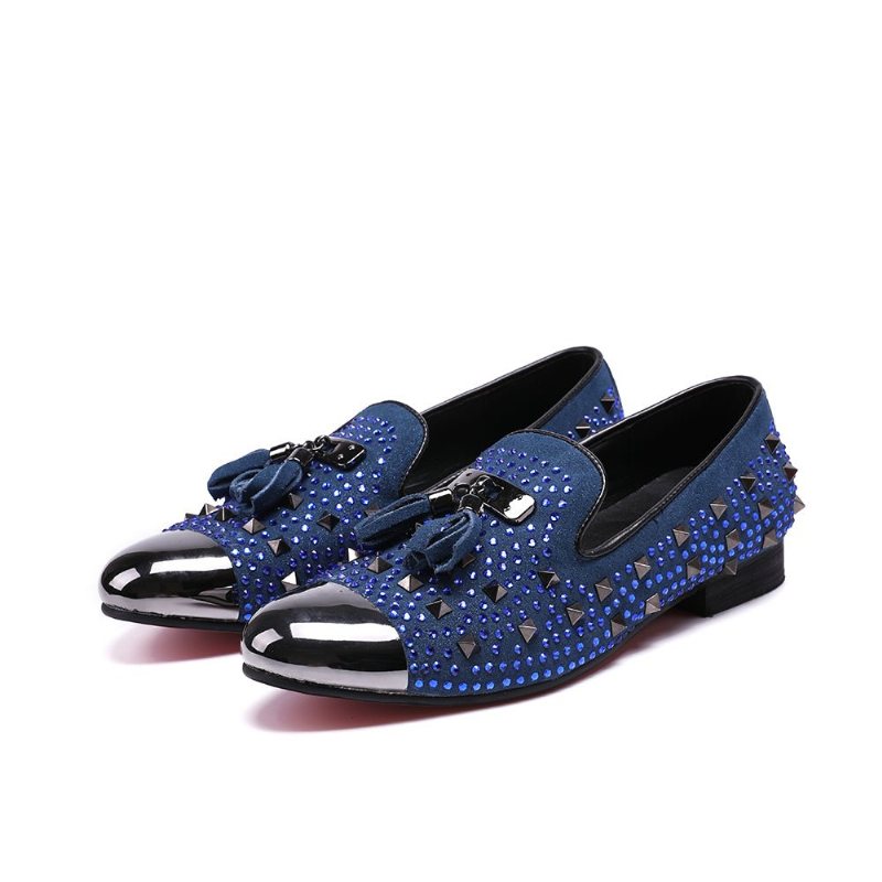 Loafers Herre Rivet Detail Dress - Blå