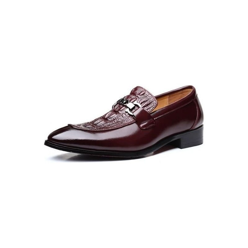 Loafers Herre Slip-on - Rød