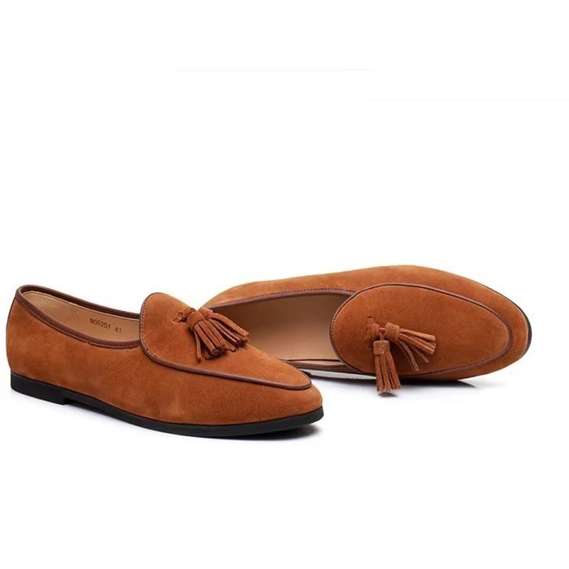 Loafers Herre Slip-on Semsket - Kaffe