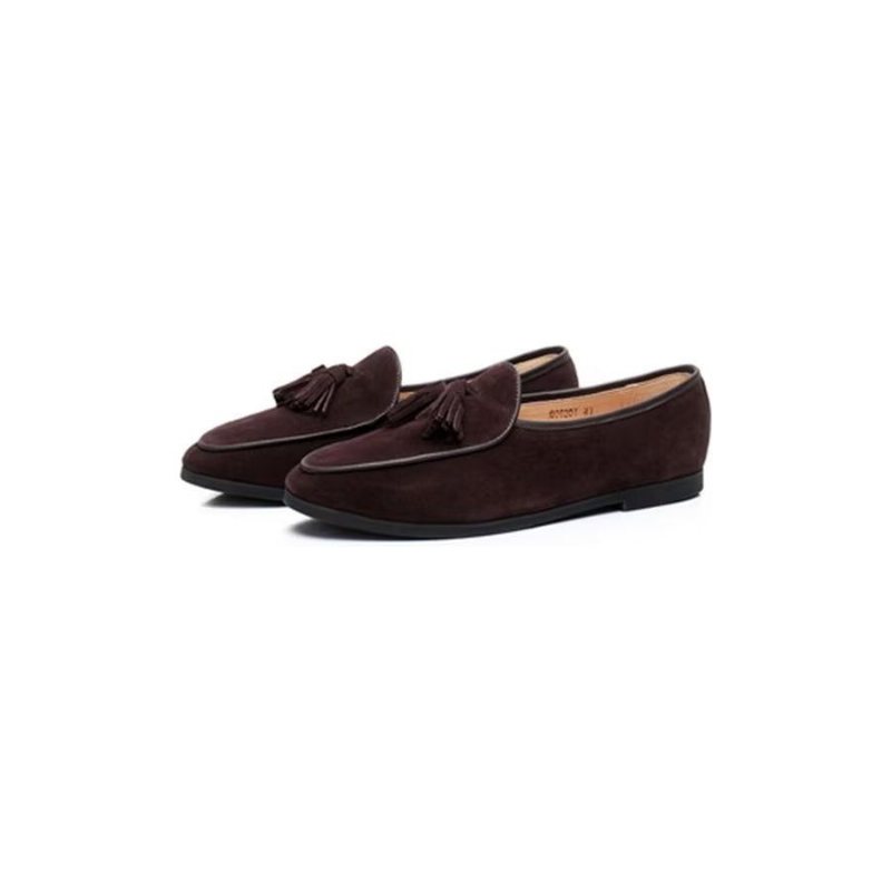 Loafers Herre Slip-on Semsket - Kaffe