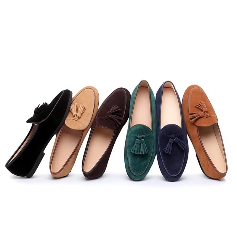 Loafers Herre Slip-on Semsket - Kaffe