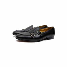 Loafers Herre Suave Leather Monk Strap Wedding