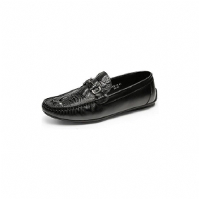 Loafers Herre Vanntette Slip On Leather