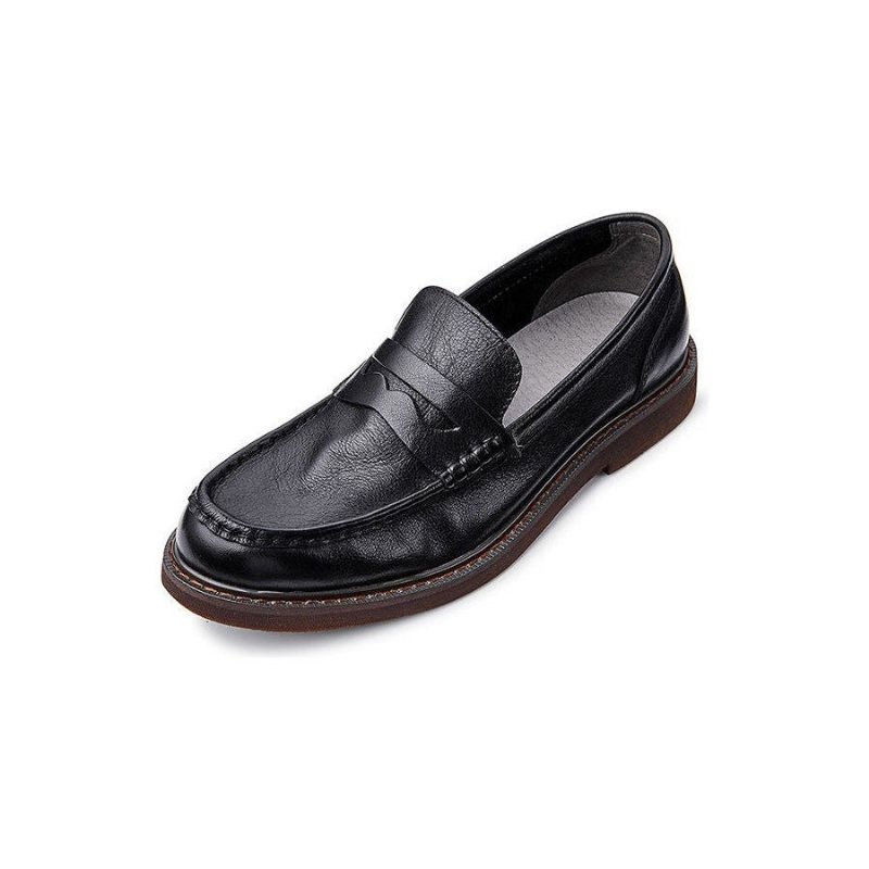 Loafers Kuskinn Slip-on Moccasin Sko For Menn