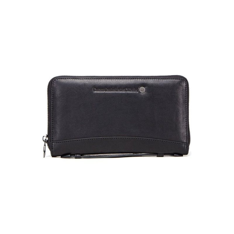 Lommeboker Herre Luksus Vintage Kuskinn Lang Clutch Lommebok