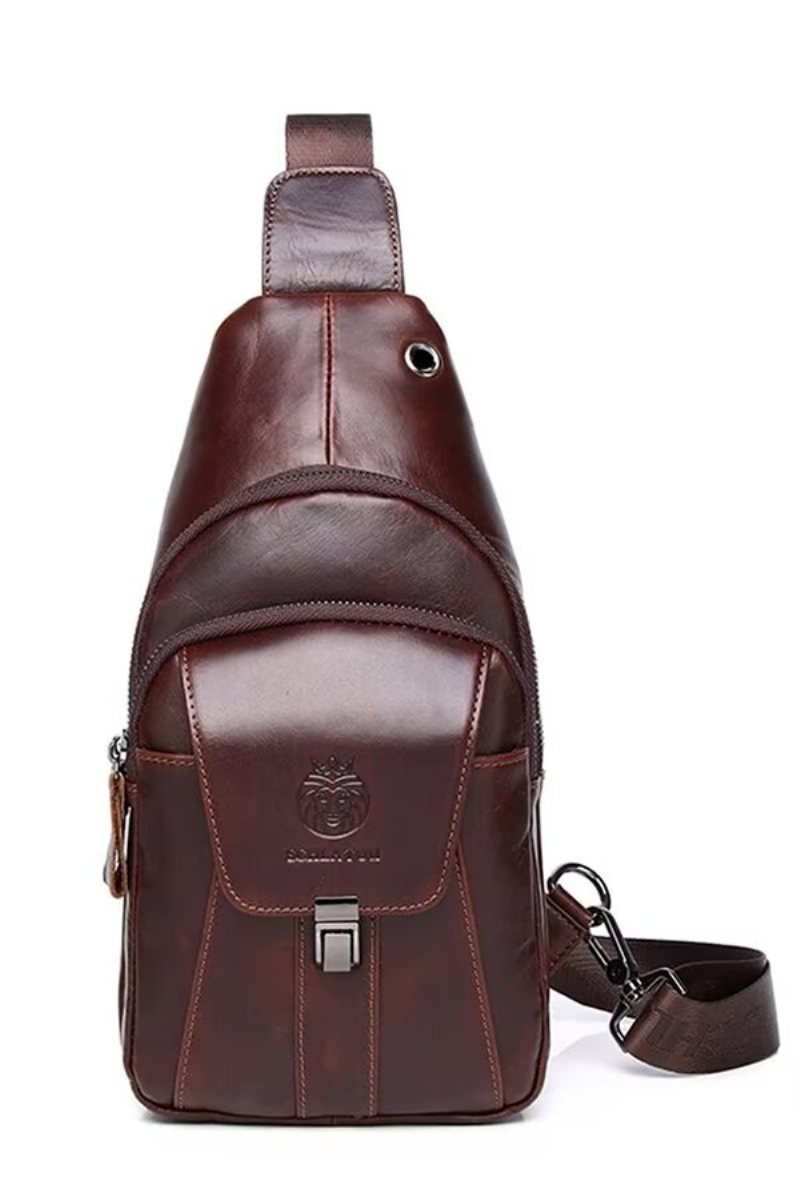 Menns Skuldervesker Metropolitan Leather Journey Tote - Svart