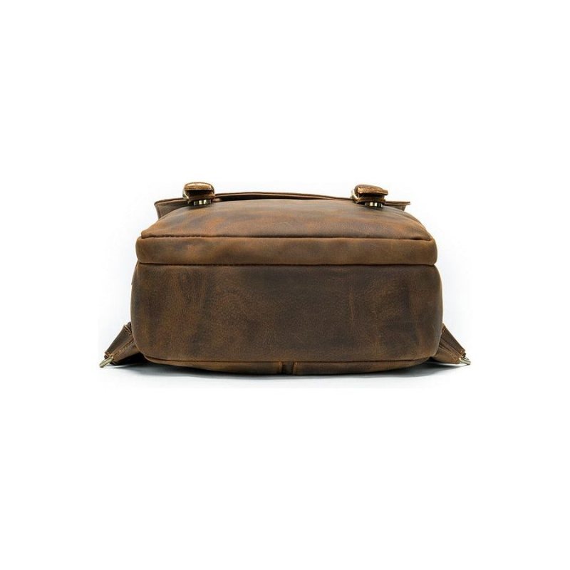 Ryggsekker Herre Vintage Luxury Air Cushion Leather Backpack