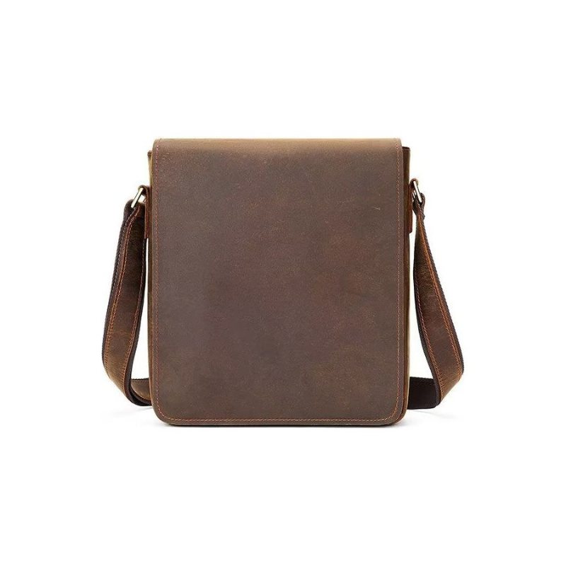 Skuldervesker Herre Crossbody Glidelåsveske - Brun