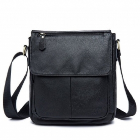 Skuldervesker Herre Crossbody-veske I Skinn