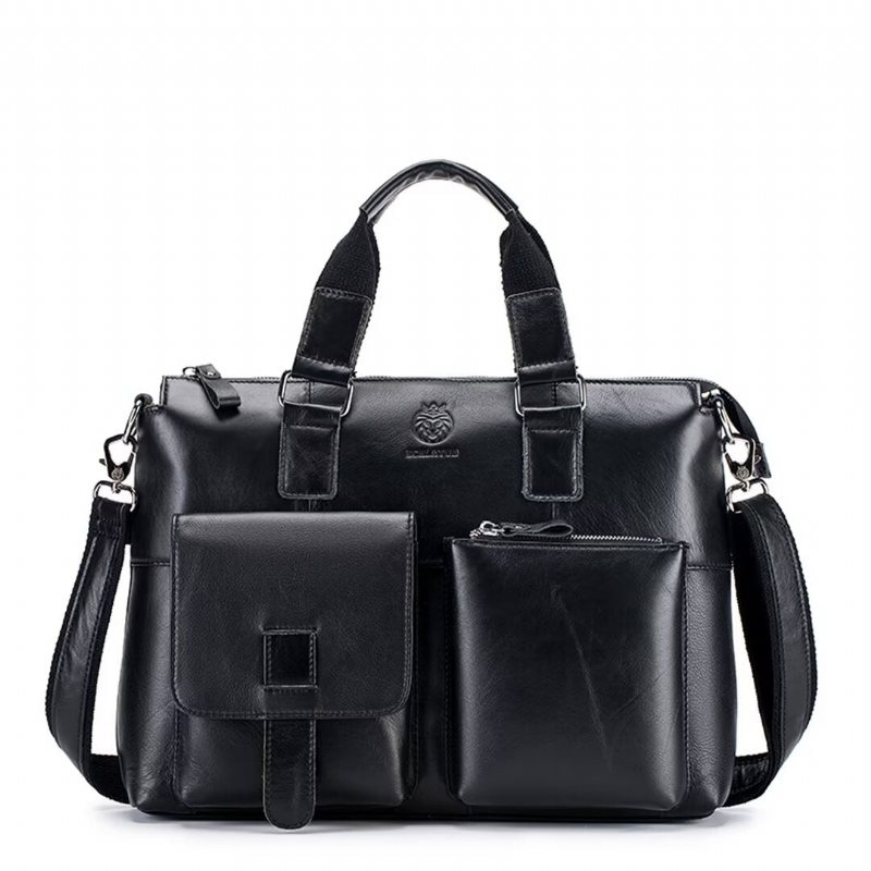 Skuldervesker Herre Distinguished Square Leather Holdall