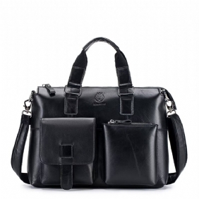 Skuldervesker Herre Distinguished Square Leather Holdall