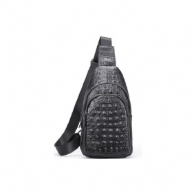 Skuldervesker Herre Exotic Chic Croc-preget Skulderveske