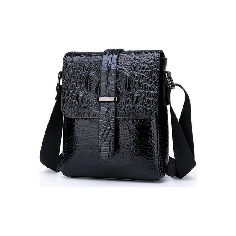 Skuldervesker Herre Luxury Alligator Flap Messenger-veske