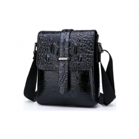 Skuldervesker Herre Luxury Alligator Flap Messenger-veske