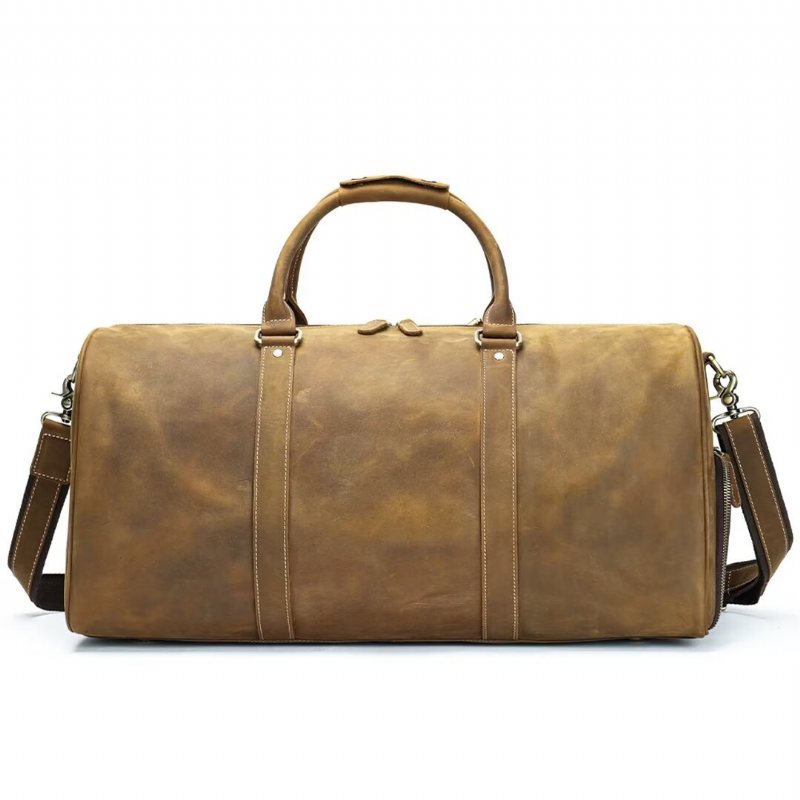 Skuldervesker Herre Luxury Leathercraft Casual Tote - Svart