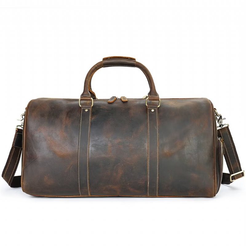 Skuldervesker Herre Luxury Leathercraft Casual Tote - Svart