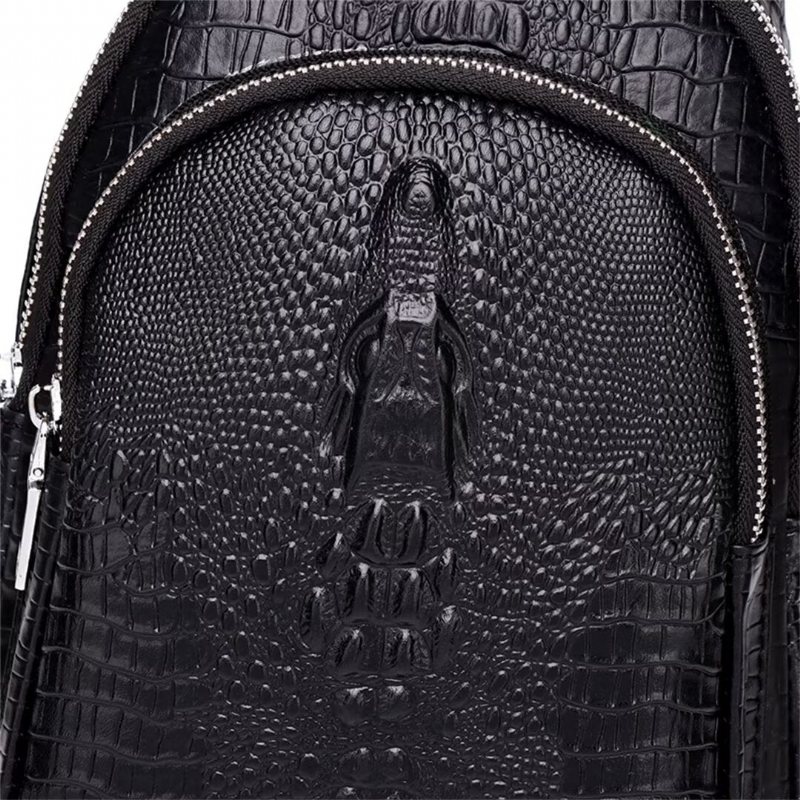 Skuldervesker Herre Sofistikert City Leather Tote - Svart