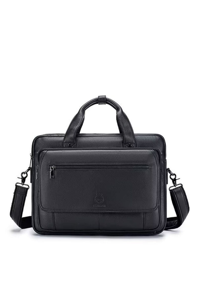 Skuldervesker Herre Urban Elite Leather Carryall - Svart