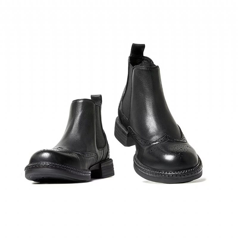 Slip-on Boots For Menn - Svart