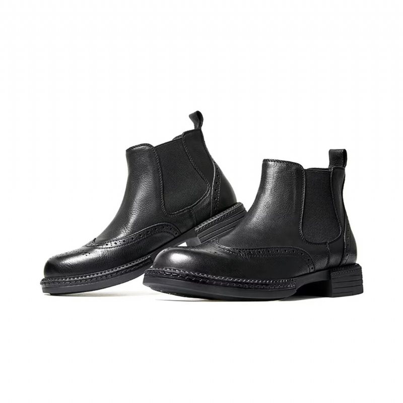 Slip-on Boots For Menn - Svart