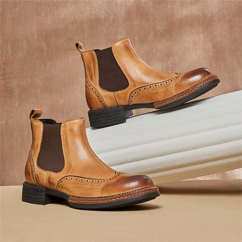 Slip-on Boots For Menn - Svart