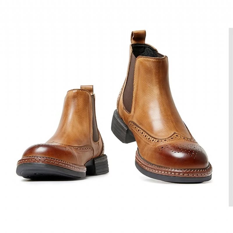 Slip-on Boots For Menn - Svart