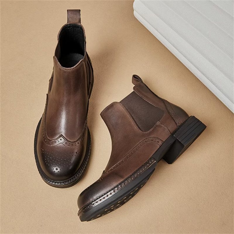 Slip-on Boots For Menn - Svart