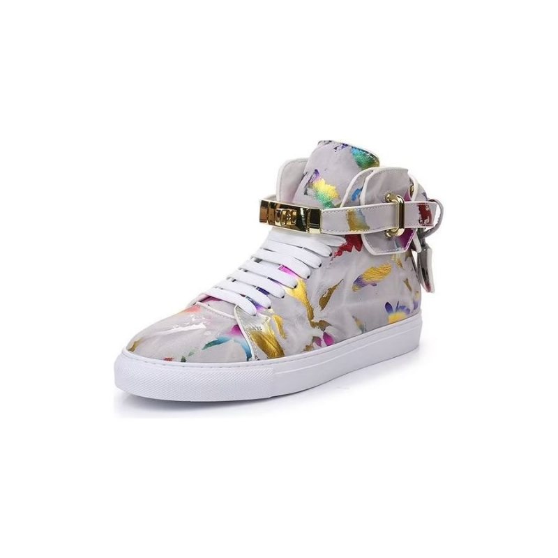 Sneakers Herre Graffiti Elite Cow Leather High Top Kicks - Flerfarget