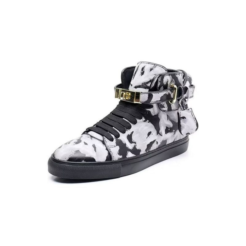 Sneakers Herre Graffiti Vogue Cowhide High Top - Flerfarge